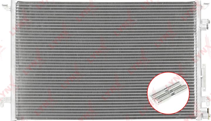 Радиатор кондиционера (конденсатор) LYNXauto. Артикул RC-0386