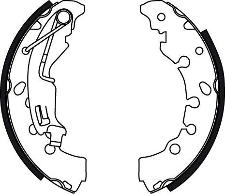 Тормозные колодки TRW задние для Fiat Panda III 2012-2026. Артикул GS8720