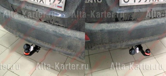 Фаркоп Oris (ранее Bosal) для Kia Sorento II рестайлинг 2012-2020. Артикул 6752-A