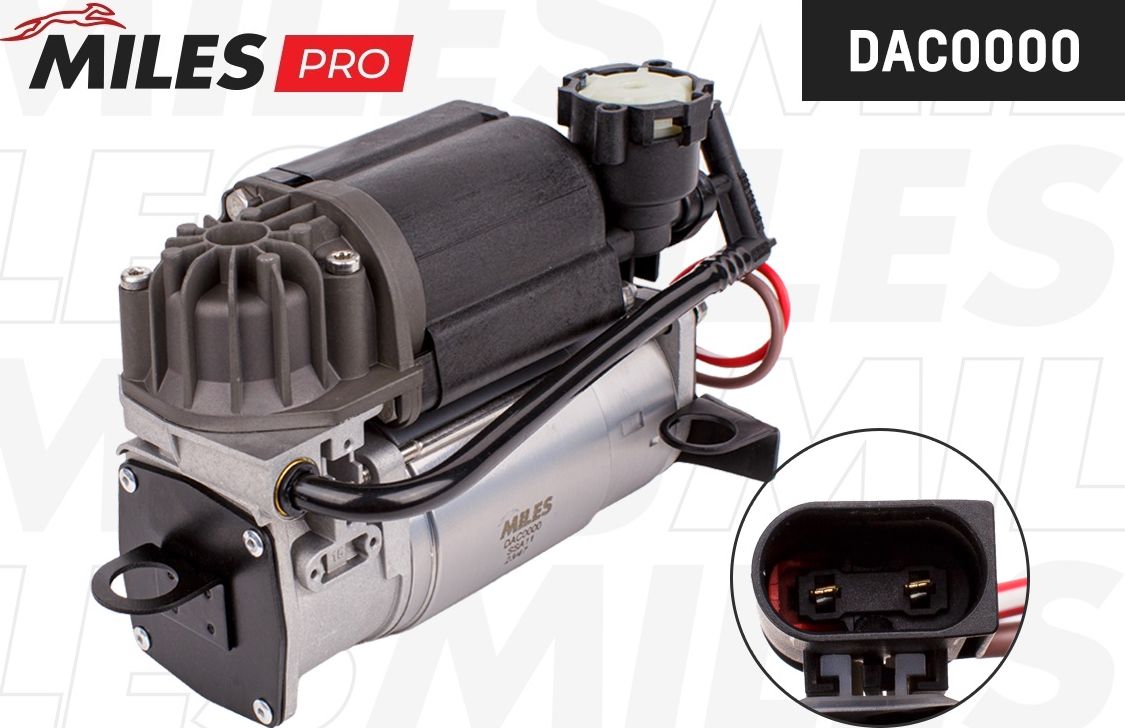 Компрессор пневмоподвески MB S-CLASS 99-06/ E-CLASS 02-09/CLS-CLASS 05-11 (Miles) Miles. Артикул DAC0000