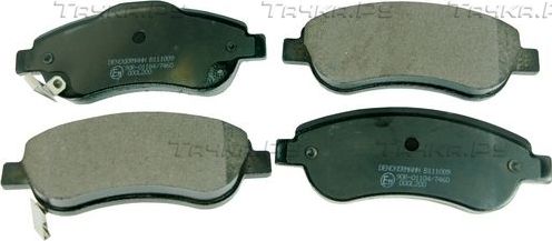 Тормозные колодки Denckermann передние для Honda CR-V III 2006-2012. Артикул B111009