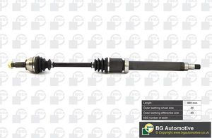 Полуось (привод в сборе, приводной вал) BGA передняя правая/левая для Ford Fiesta V 2001-2010. Артикул DS2304R