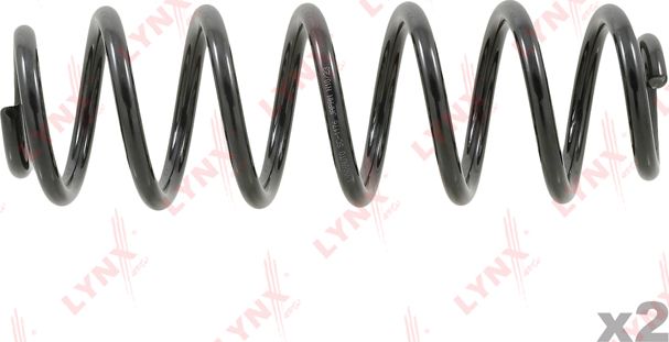 Пружина подвески LYNXauto задняя для SEAT Altea I 2004-2015. Артикул SC-1176