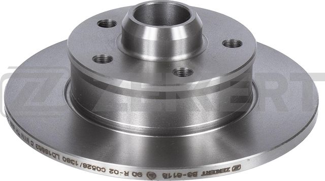Тормозной диск Zekkert задний для Volkswagen Vento 1991-1998. Артикул BS-6116