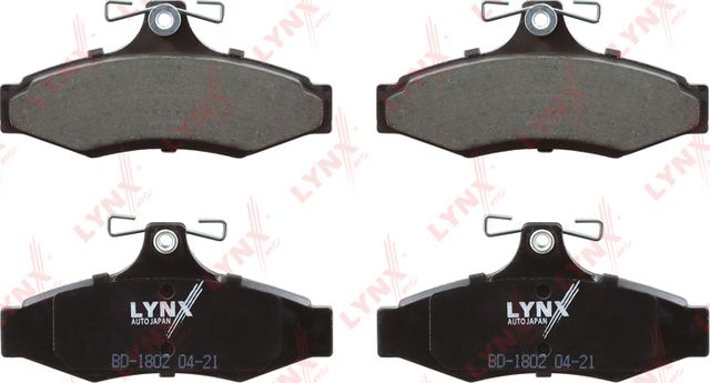 Тормозные колодки LYNXauto задние для Daewoo Korando 1999-2001. Артикул BD-1802