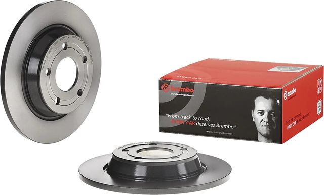 Тормозной диск Brembo PRIME LINE - UV Coated задний для Ford Focus IV 2018-2026. Артикул 08.D864.11