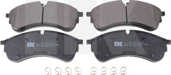 Тормозные колодки NK. Артикул 2247155