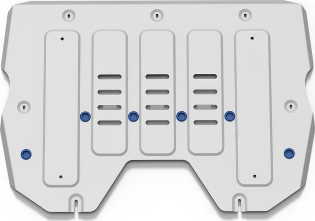 Защита алюминиевая Rival для картера и КПП BYD Song Plus 2023-2026. Артикул 333.0701.1