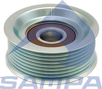 Натяжной ролик (натяжитель) приводного поликлинового ремня Sampa. Артикул 200.350