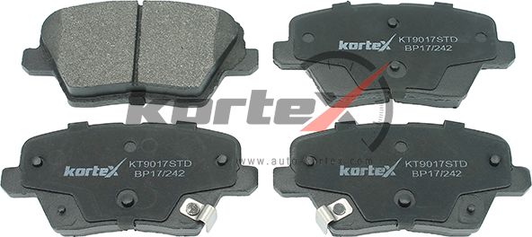 Колодки тормозные KIA/HYUNDAI CEED/I30 17- задн. (Kortex). Артикул KT9017STD