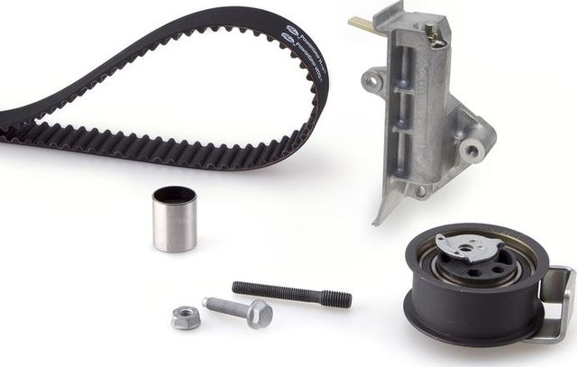 Ремень ГРМ с роликами (комплект) Gates PowerGrip® для Ford Galaxy I 1999-2000. Артикул K045569XS