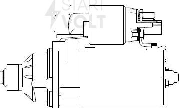 Стартер StartVOLT для Audi A3 II (8P) 2007-2013. Артикул LSt 1841