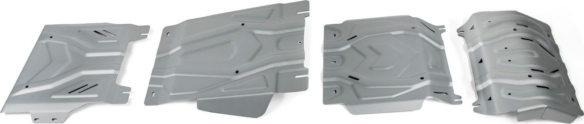 Защита алюминиевая Rival для радиатора, картера, КПП и РК Fiat Fullback 2016-2026. Артикул K333.4046.3