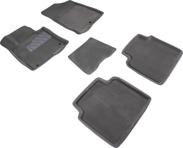 Коврики Seintex 3D ворсовые для салона Kia Optima IV 2015-2026 СЕРЫЕ. Артикул 90912