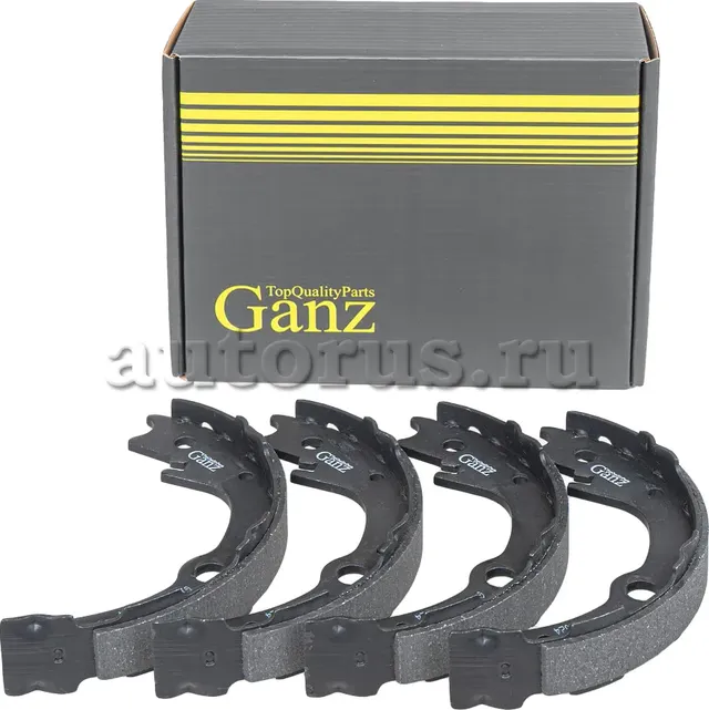 Колодки стояночного тормоза TOYOTA  Avensis(T25) 03> / Corolla(E100/E110/E120) G (Ganz). Артикул GIJ20087