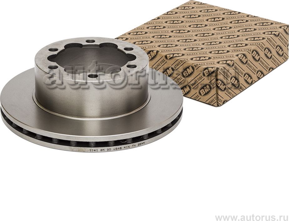 Диск тормозной вентилируемый 1шт MERCEDES SPRINTER 4,6-T BOX 906 2006 (BM). Артикул BDV848