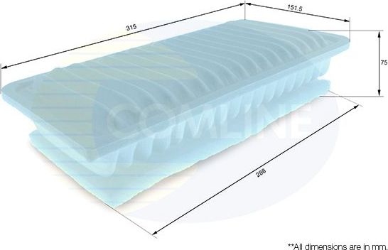 Воздушный фильтр Comline для Toyota Yaris II 2005-2008. Артикул CTY12072