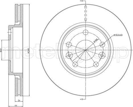 Тормозной диск Trusting. Артикул DF1460