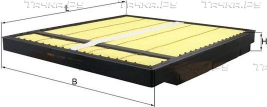 Воздушный фильтр Mahle. Артикул LX 747