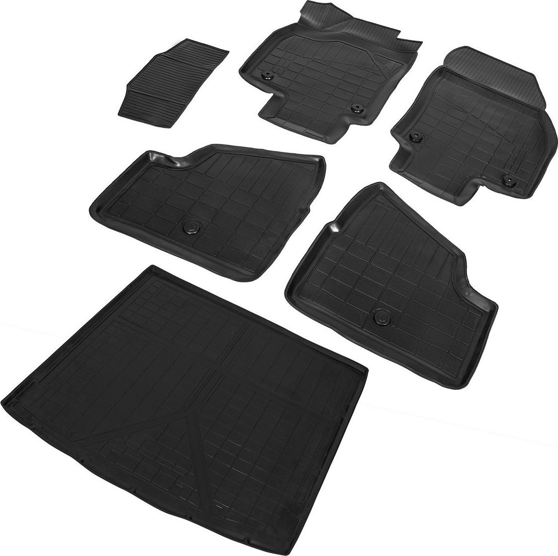 Комплект ковриков Rival для салона и багажника Opel Astra H универсал 2004-2011. Артикул K14202005-1