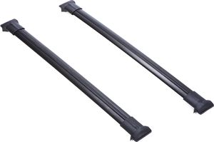 Багажные поперечины для рейлингов X-Craft Siamond V1 для Ford Tourneo Custom 2013-2025 Черные. Артикул 12.SIAM.06.24.A1.F