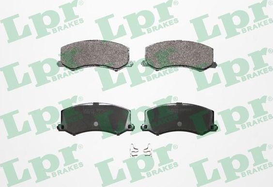 Тормозные колодки LPR передние для Suzuki Swift I 1983-1989. Артикул 05P522