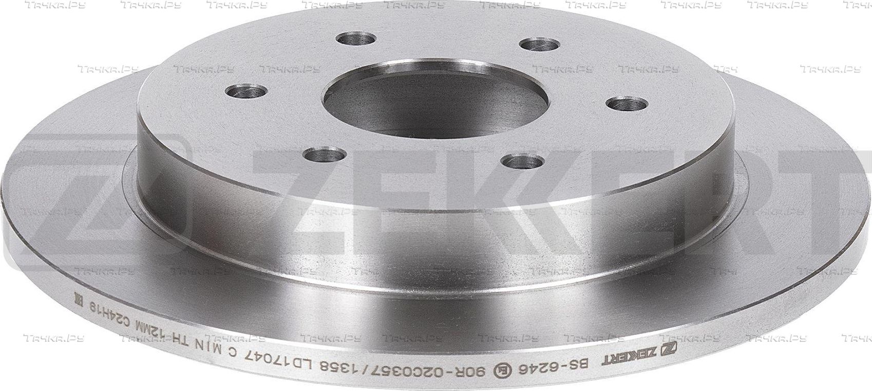 Тормозной диск Zekkert. Артикул BS-6246