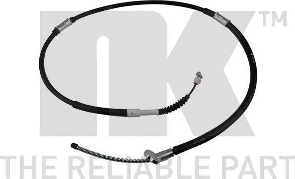 Трос ручника (тросик ручного тормоза) NK. Артикул 9045138