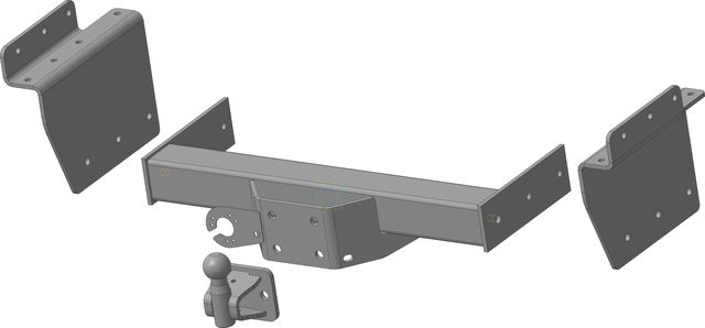 Фаркоп Трейлер для Iveco Daily 2021-2026 (АБ-334200) удлиненная платформа. Артикул 9651