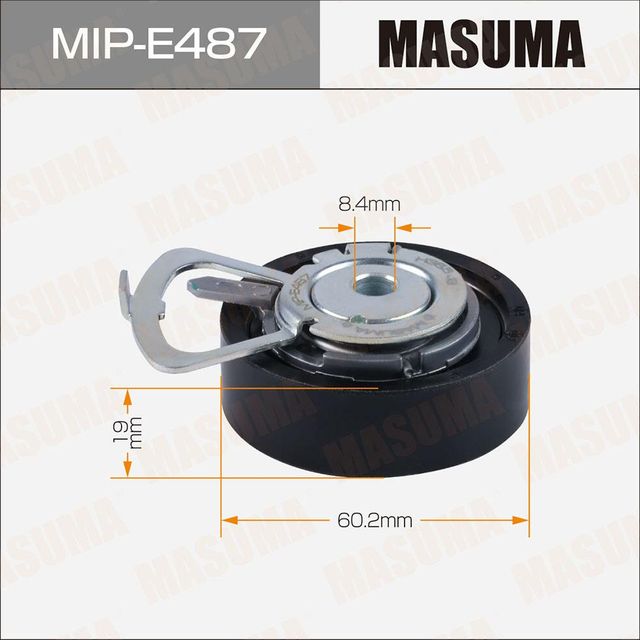 Натяжитель ремня ГРМ, AUA, BKY, BUD, CGGA (Masuma). Артикул MIPE487