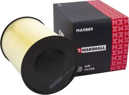 Фильтр воздушный Ford Focus II, III 04- / Kuga I, II 08-, Mazda 3 (BL) 08- / 5 (CW) 10-, Volvo S40 II 04- () (Marshall). Артикул MA9889