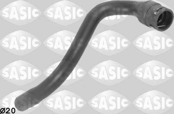 Патрубок радиатора (системы охлаждения) Sasic левый для Opel Combo C 2001-2011. Артикул 3406339