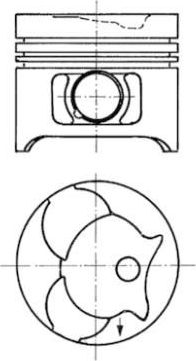 Поршень Kolbenschmidt. Артикул 92123610