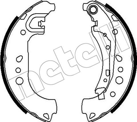 Тормозные колодки Metelli задние для Smart Forfour II ((W453) 2014-2026. Артикул 53-0718