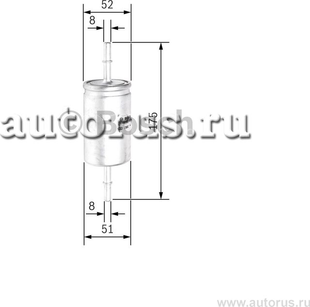 Фильтр топливный FORD TRANSIT CONNECT 02- 1.8 (Bosch). Артикул 0450905939