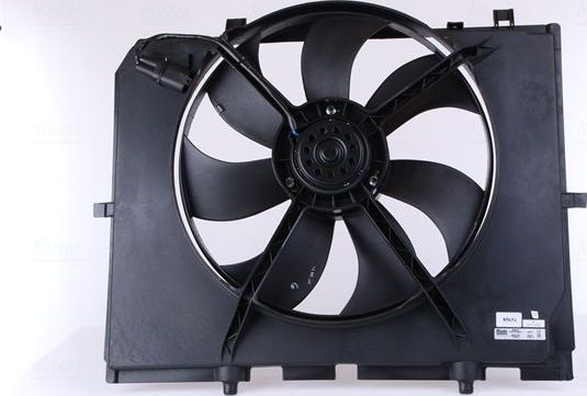 Вентилятор радиатора двигателя Nissens (полимерный материал) для Mercedes-Benz E-Класс II (W210, S210) 1998-2003. Артикул 85654