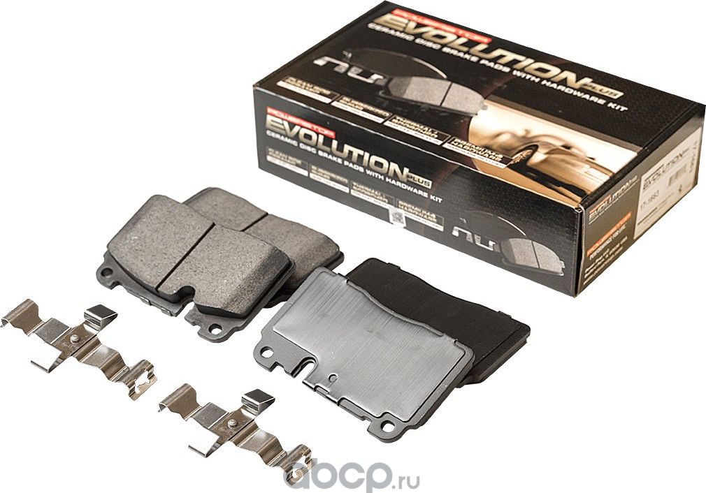 Передние керамические колодки Evolution PLUS Z17 PowerStop 17-1663 Powerstop. Артикул 171663
