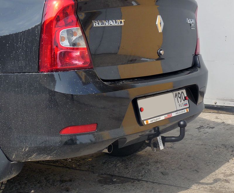 Фаркоп AvtoS для Dacia Logan седан 2005-2014. Артикул RN 12