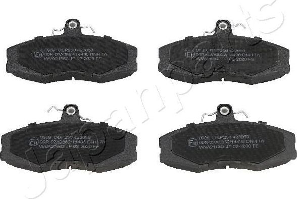 Тормозные колодки Japanparts. Артикул PA-0939AF