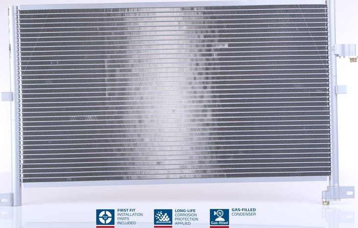 Радиатор кондиционера (конденсатор) Nissens (алюминий). Артикул 94586