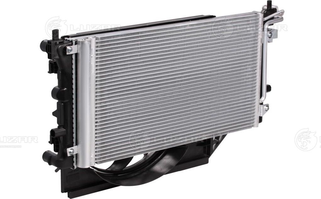 Радиатор охлаждения двигателя Luzar для Audi A1 I (8X) 2010-2015. Артикул LRK 1853