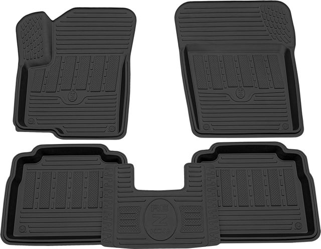 Коврики Rezkon резиновые для салона Suzuki SX4 II 2013-2026. Артикул 1033015200