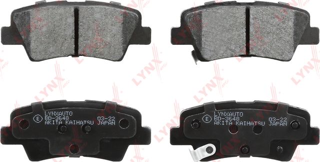 Тормозные колодки LYNXauto. Артикул BD-3648