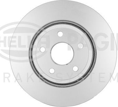 Тормозной диск Hella PRO High Carbon. Артикул 8DD 355 122-411