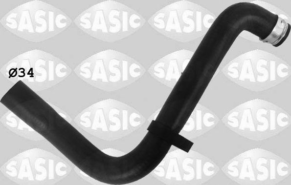 Патрубок радиатора (системы охлаждения) Sasic. Артикул 3400061