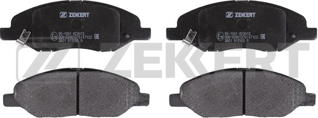Тормозные колодки Zekkert передние для Nissan Note I 2006-2012. Артикул BS-1941
