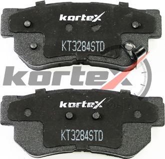 Колодки торм. HYUNDAI SONATA (ТагАЗ)/GETZ/TUCSON 04-/KIA SPORTAGE 04- задн.к-т (Kortex). Артикул KT3284STD