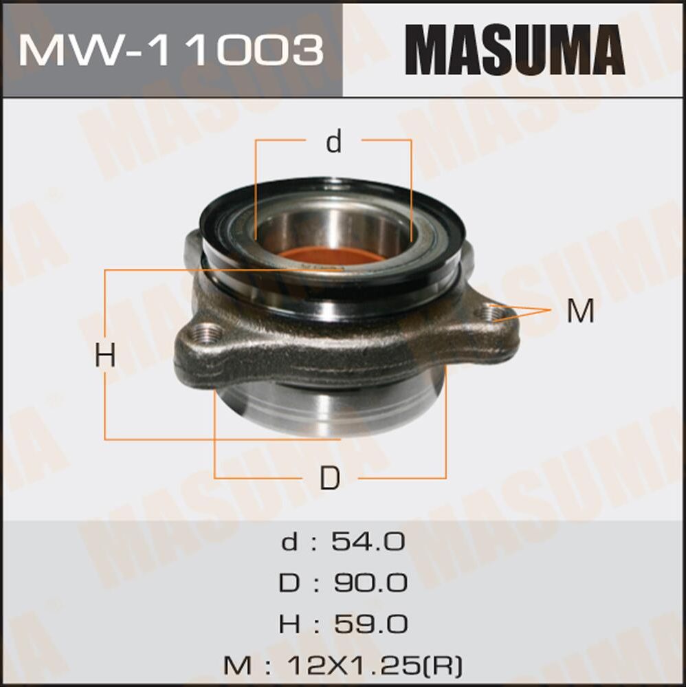 Ступичный подшипник (комплект) Masuma. Артикул MW-11003
