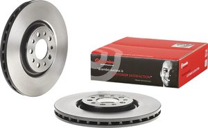 Тормозной диск Brembo PRIME LINE - UV Coated передний для Alfa Romeo 159 2005-2011. Артикул 09.9365.11