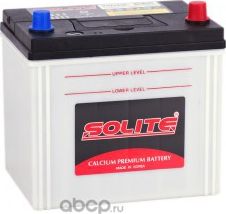 Solite 75D23L_аккумулятор ! 12V 65Ah 550A 230x168x200 Обратная (-+) без борта ле. Артикул 75D23L